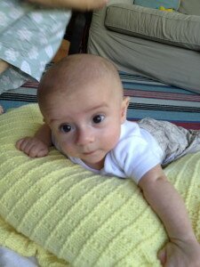 tummy time to prevent baby flat head